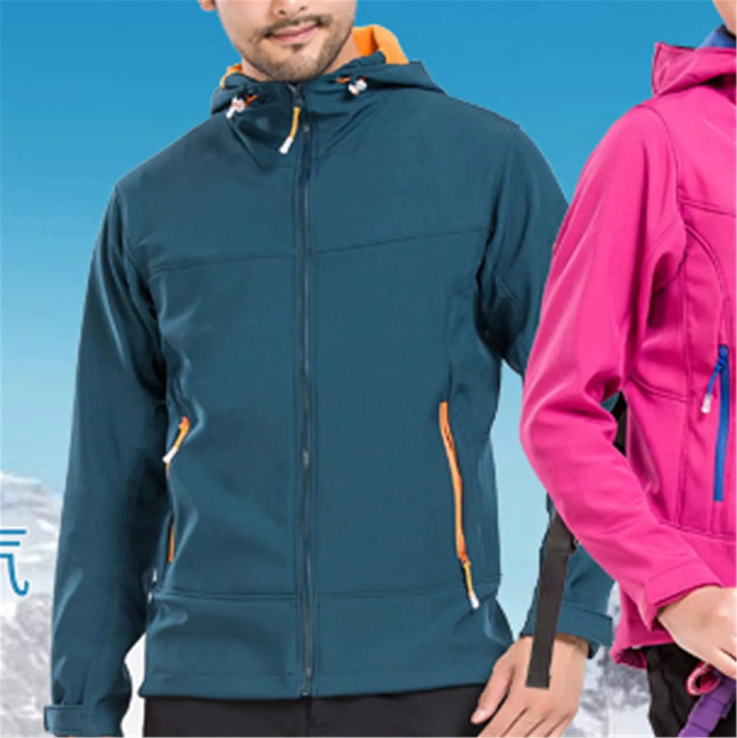Andongnywell Women?s Mountain Snow Waterproof Ski Jacket Hood Windproof Fleece Parka Rain Jackt Winter Coat