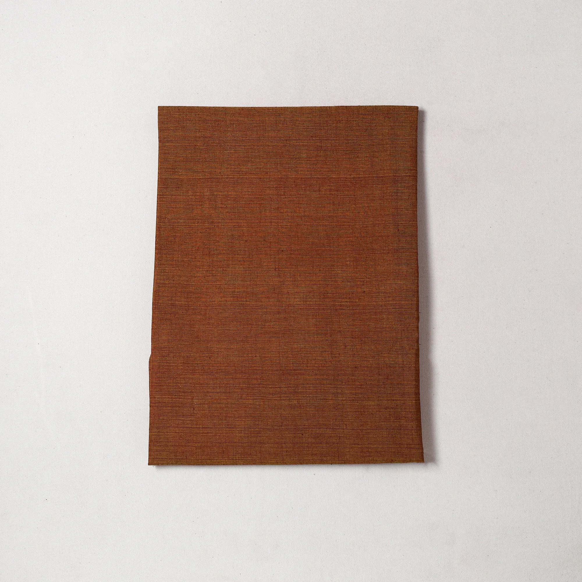 Brown - Mangalagiri Handloom Cotton Precut Fabric (1 meter) 77