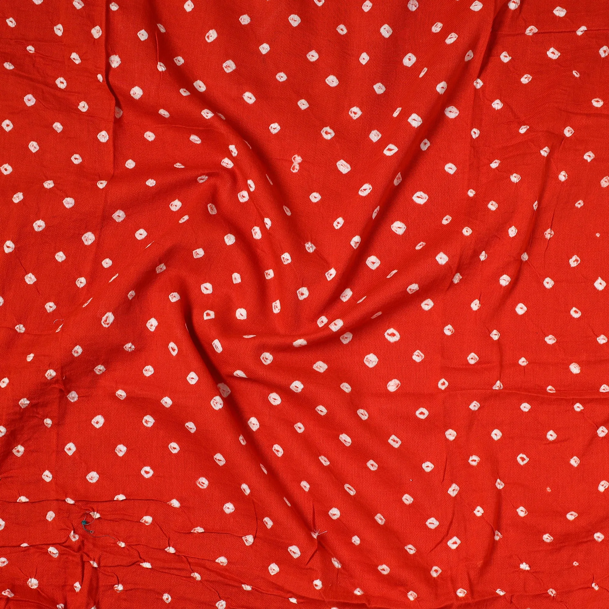 Kutch Bandhani Tie-Dye Satin Cotton Precut Fabric 73