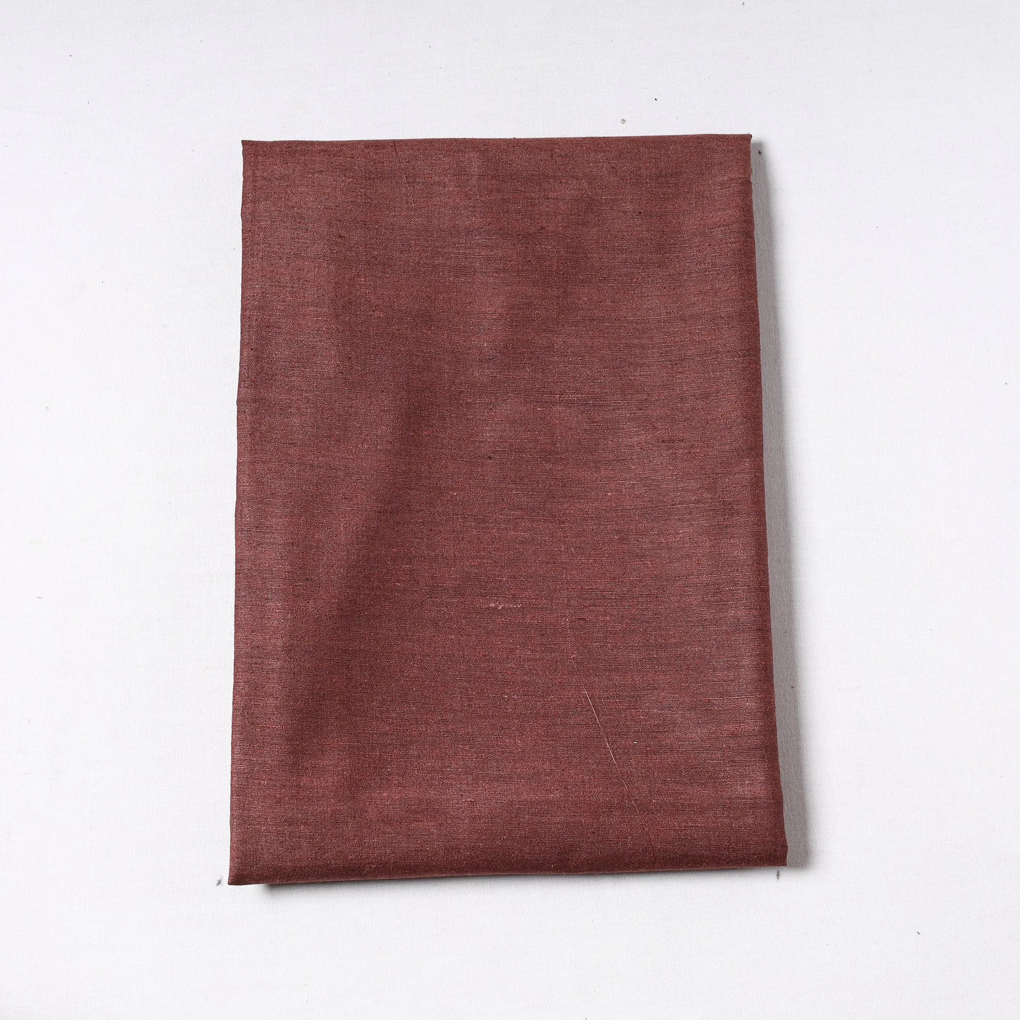 Maroon - Vidarbha Handloom Pure Tussar x Katia Silk Precut Fabric (1.6 meter) 53