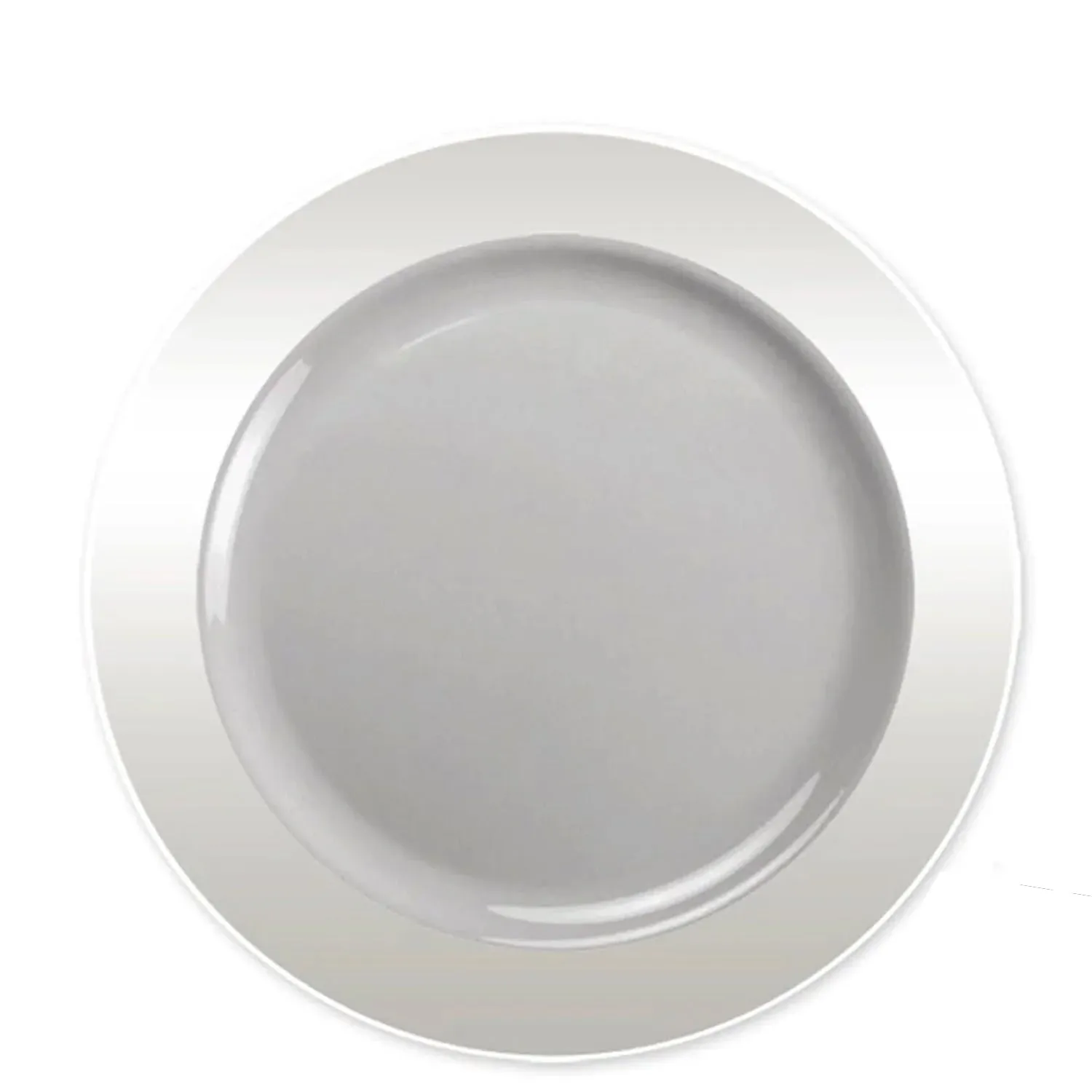 "BULK" Magnificence Heavy weight 10.25" Plastic Dinner Plate Value pack Clear