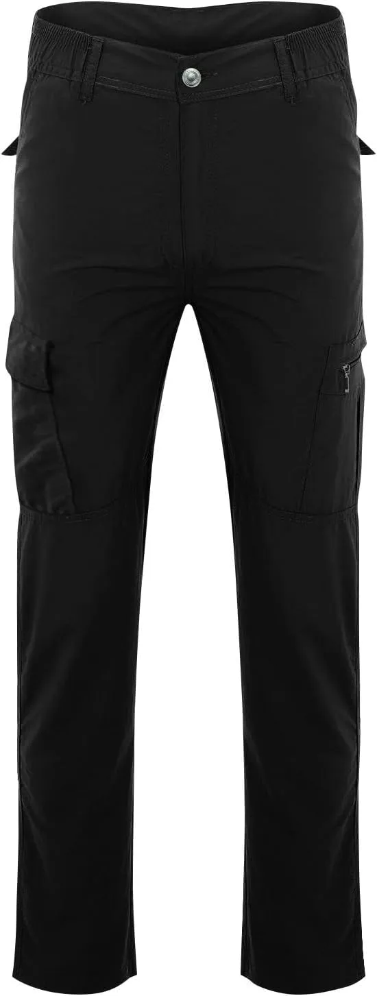 Tactic Pants for Men, Work Pants for Men Water Resistant Cargo Hiking Multi Pockets Ripstop Flex Outdoor Trousers
