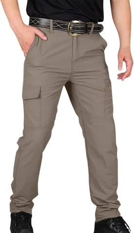 Tactic Pants for Men, Work Pants for Men Water Resistant Cargo Hiking Multi Pockets Ripstop Flex Outdoor Trousers