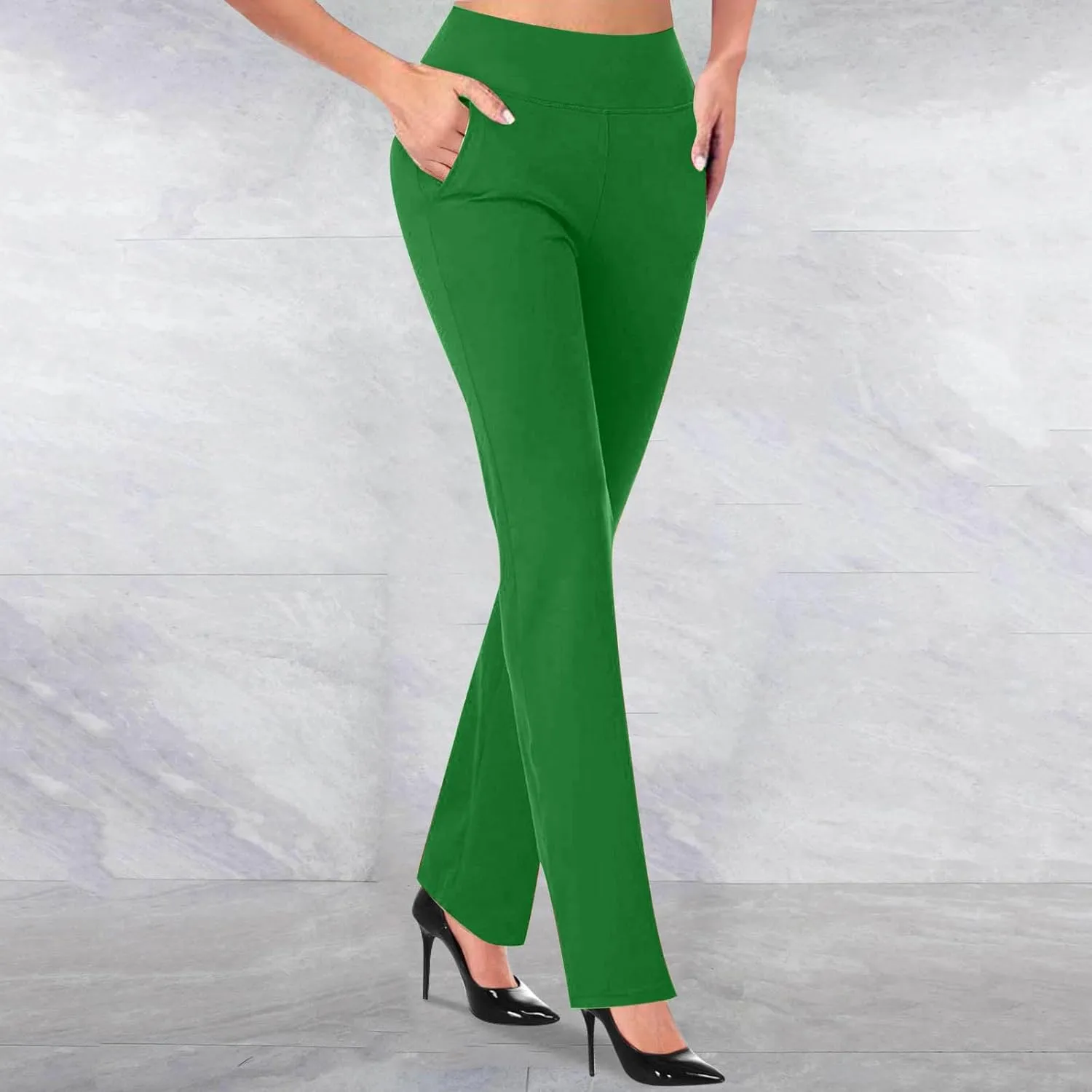 TANGNADE Formal Dress Pants for Women High Waist Slim Fit Suit Pants Trousers Dressy Casual Business Work Pant Slacks