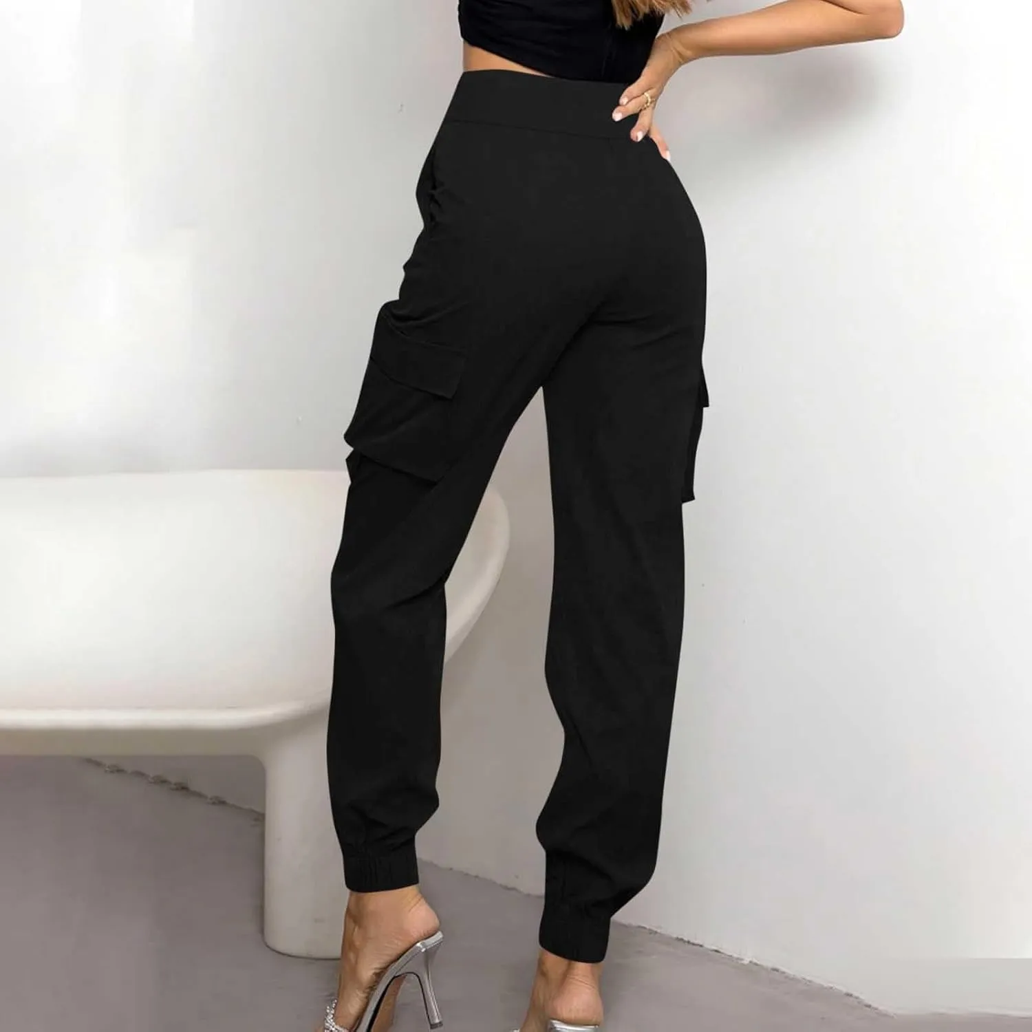 Womens Lightweight Hiking Cargo Pants Outdoor Quick Dry Casual Travel Sweatpants Joggers with Pockets
